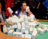 Joe Hachem vinner WSOP 2005 Main Event